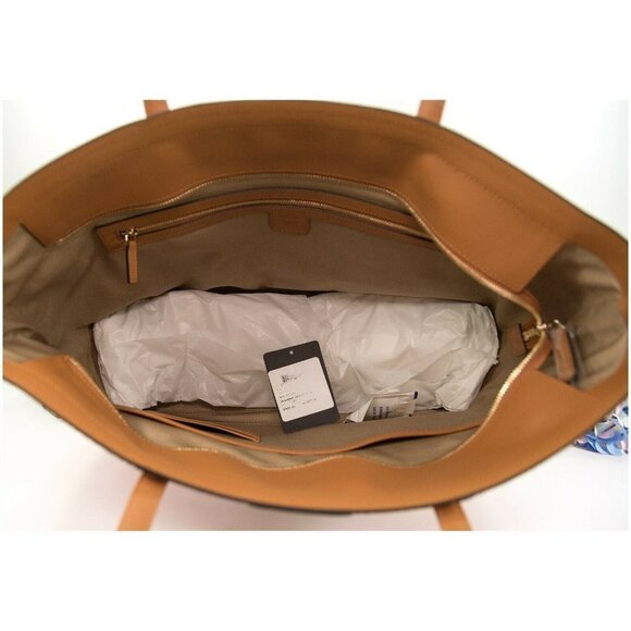 MCM Anya Baby Pink Visetos Logo Stripe Large Tote Bag NWT - Picture 8 of 10